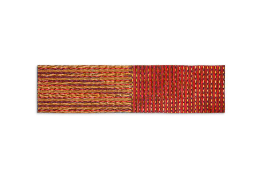 Mor Split Table Runner | Vermillion + Ochre