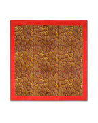 Machli Napkins (Set of 4) | Vermillion + Ochre