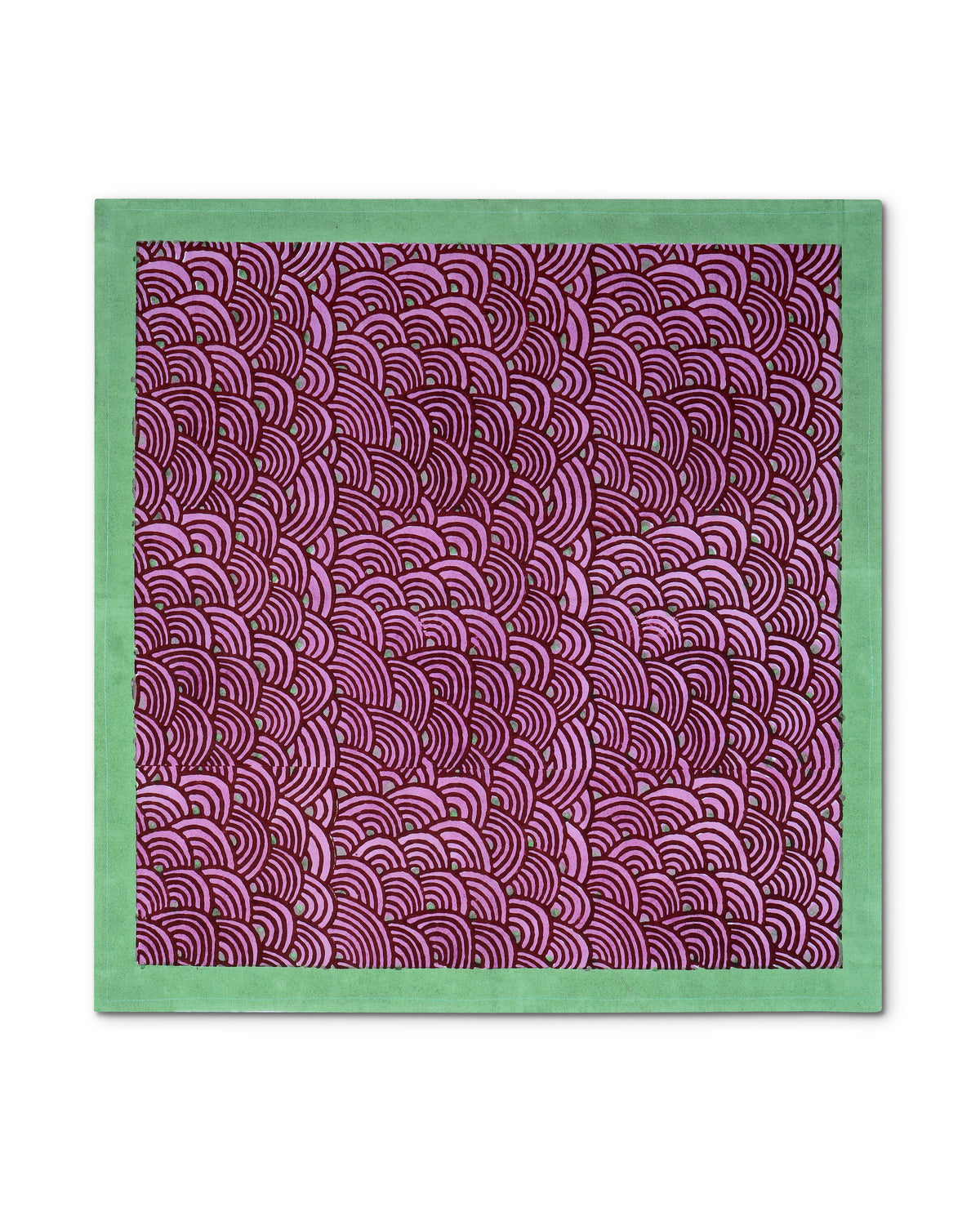 Machli Napkins (Set of 4) | Orchid + Celadon