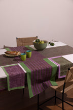Machli Napkins (Set of 4) | Orchid + Celadon